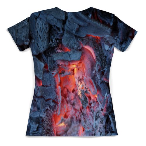 Заказать женскую футболку в Москве. Футболка с полной запечаткой (женская) In Fire от THE_NISE  - готовые дизайны и нанесение принтов.