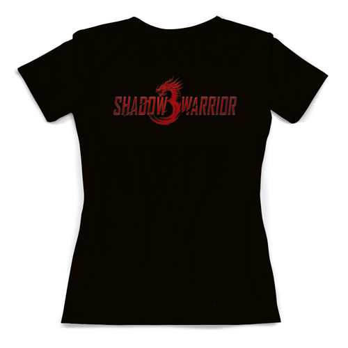 Заказать женскую футболку в Москве. Футболка с полной запечаткой (женская) Shadow Warrior 3 от THE_NISE  - готовые дизайны и нанесение принтов.
