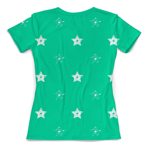 Заказать женскую футболку в Москве. Футболка с полной запечаткой (женская) звезды от THE_NISE  - готовые дизайны и нанесение принтов.