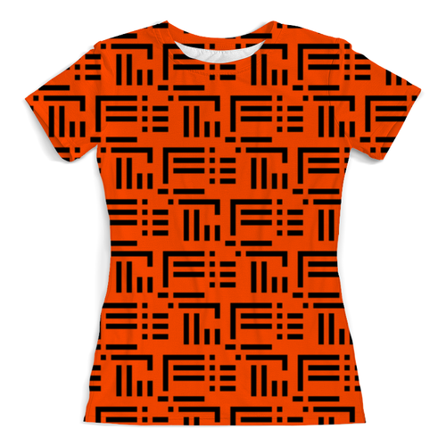 Заказать женскую футболку в Москве. Футболка с полной запечаткой (женская) Полосы от THE_NISE  - готовые дизайны и нанесение принтов.