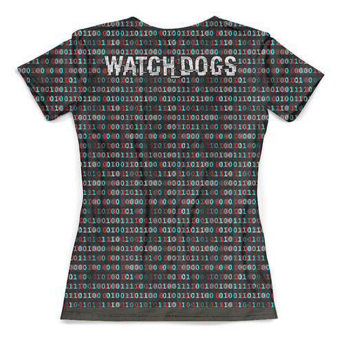 Заказать женскую футболку в Москве. Футболка с полной запечаткой (женская) Watch Dogs 2 (3D) от balden - готовые дизайны и нанесение принтов.