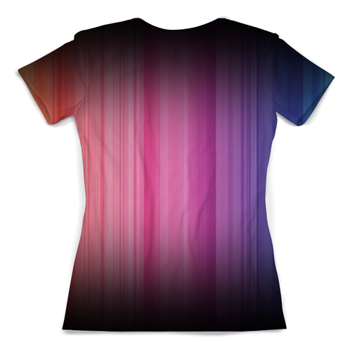 Заказать женскую футболку в Москве. Футболка с полной запечаткой (женская) Спектр от Виктор Гришин - готовые дизайны и нанесение принтов.