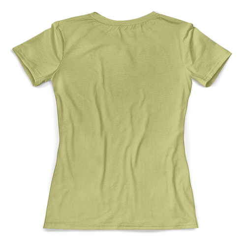 Заказать женскую футболку в Москве. Футболка с полной запечаткой (женская) Леонардо от Dock063  - готовые дизайны и нанесение принтов.