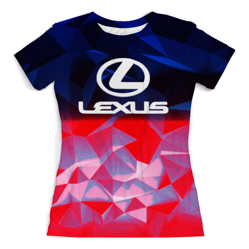 Заказать женскую футболку в Москве. Футболка с полной запечаткой (женская) Lexus от THE_NISE  - готовые дизайны и нанесение принтов.