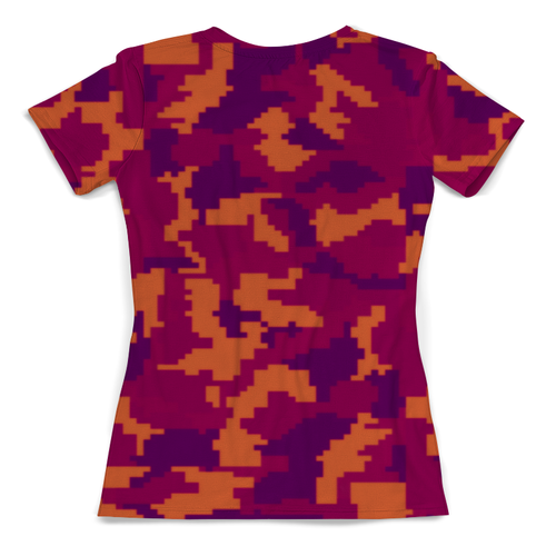 Заказать женскую футболку в Москве. Футболка с полной запечаткой (женская) Night camouflage от THE_NISE  - готовые дизайны и нанесение принтов.