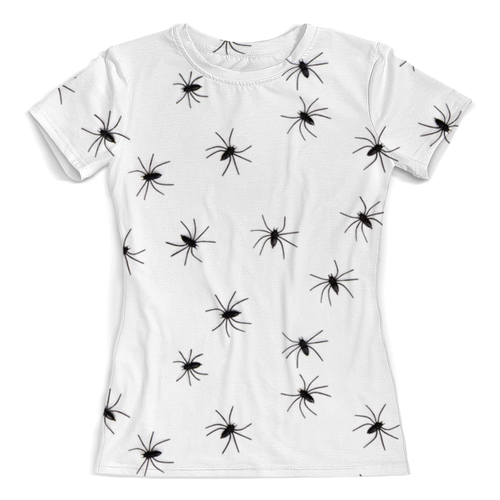 Заказать женскую футболку в Москве. Футболка с полной запечаткой (женская) Человек-паук от Анелия - готовые дизайны и нанесение принтов.
