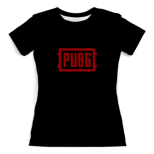 Заказать женскую футболку в Москве. Футболка с полной запечаткой (женская)  игра PUBG от THE_NISE  - готовые дизайны и нанесение принтов.