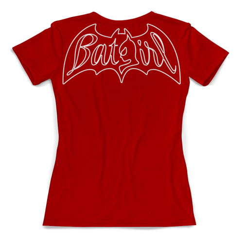 Заказать женскую футболку в Москве. Футболка с полной запечаткой (женская) BatGirl от balden - готовые дизайны и нанесение принтов.