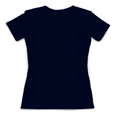 Заказать женскую футболку в Москве. Футболка с полной запечаткой (женская) Биткойн от weeert - готовые дизайны и нанесение принтов.