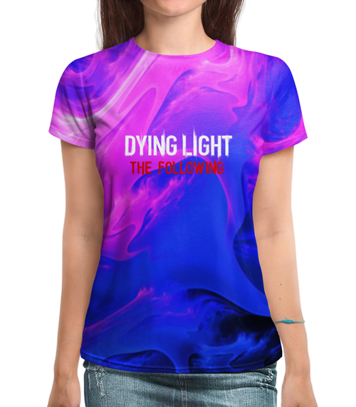 Заказать женскую футболку в Москве. Футболка с полной запечаткой (женская) Dying Light от THE_NISE  - готовые дизайны и нанесение принтов.