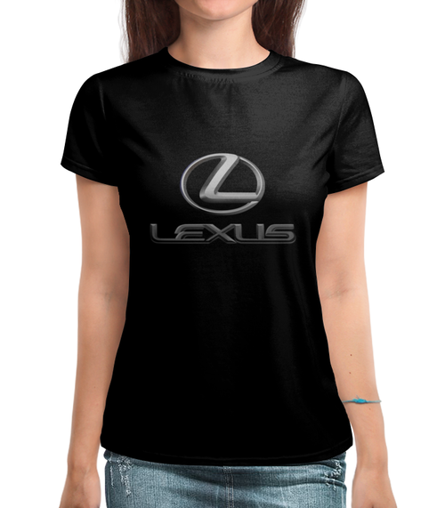 Заказать женскую футболку в Москве. Футболка с полной запечаткой (женская) Lexus от THE_NISE  - готовые дизайны и нанесение принтов.