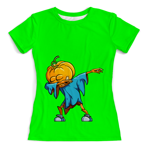 Заказать женскую футболку в Москве. Футболка с полной запечаткой (женская) Halloween      от T-shirt print  - готовые дизайны и нанесение принтов.
