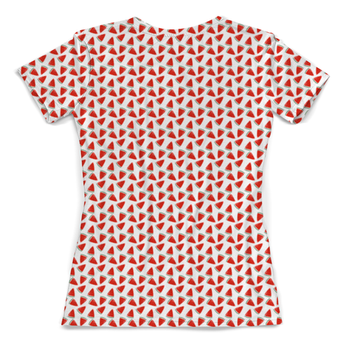 Заказать женскую футболку в Москве. Футболка с полной запечаткой (женская) Арбузы от Amerikanka - готовые дизайны и нанесение принтов.