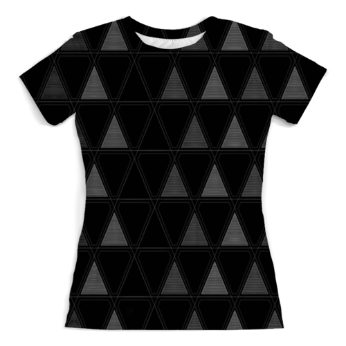 Заказать женскую футболку в Москве. Футболка с полной запечаткой (женская) треугольник от THE_NISE  - готовые дизайны и нанесение принтов.