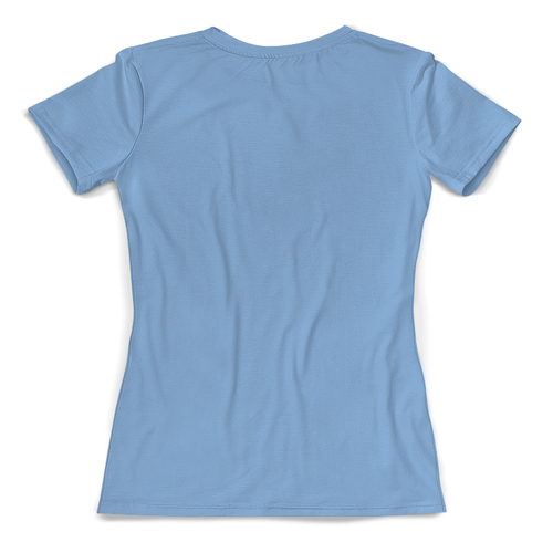 Заказать женскую футболку в Москве. Футболка с полной запечаткой (женская) Девушка от Violet - готовые дизайны и нанесение принтов.
