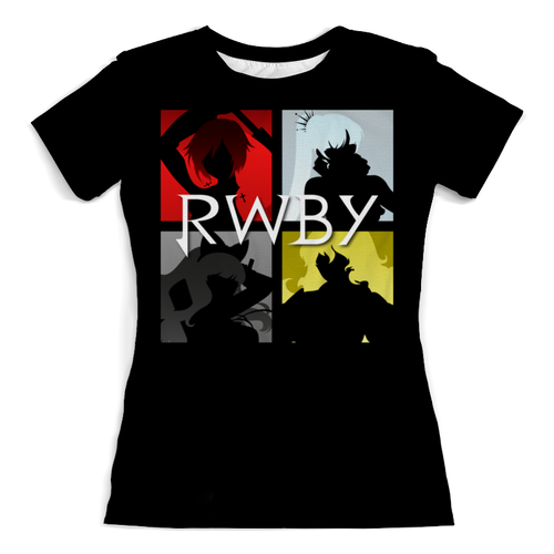 Заказать женскую футболку в Москве. Футболка с полной запечаткой (женская) RWBY  от geekbox - готовые дизайны и нанесение принтов.