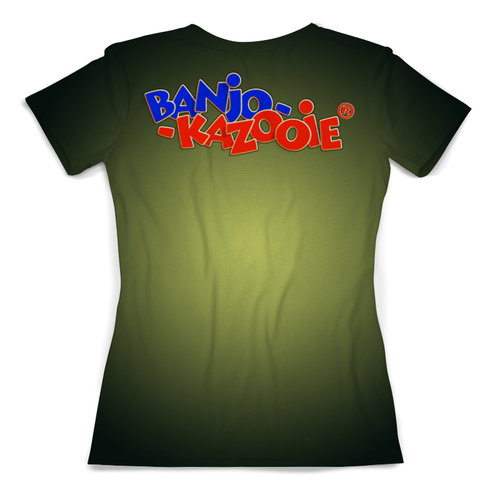 Заказать женскую футболку в Москве. Футболка с полной запечаткой (женская) Banjo Kazooie от T-shirt print  - готовые дизайны и нанесение принтов.