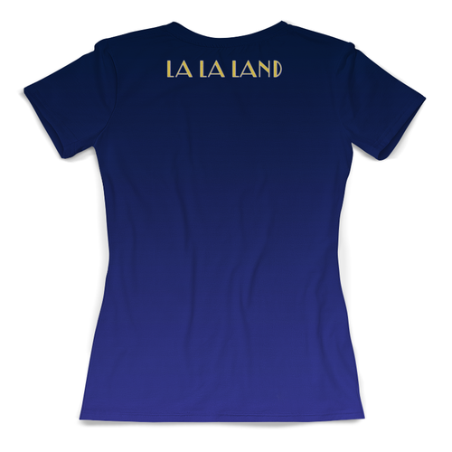 Заказать женскую футболку в Москве. Футболка с полной запечаткой (женская) La La Land Design от balden - готовые дизайны и нанесение принтов.
