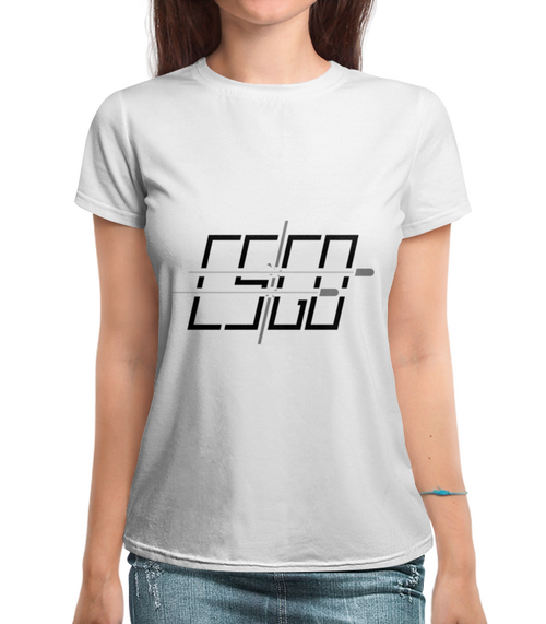 Заказать женскую футболку в Москве. Футболка с полной запечаткой (женская) CS GO 2 от bd-art  - готовые дизайны и нанесение принтов.