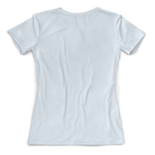 Заказать женскую футболку в Москве. Футболка с полной запечаткой (женская) Снежные горы от THE_NISE  - готовые дизайны и нанесение принтов.