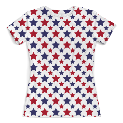 Заказать женскую футболку в Москве. Футболка с полной запечаткой (женская) Stars от Jimmy Flash - готовые дизайны и нанесение принтов.