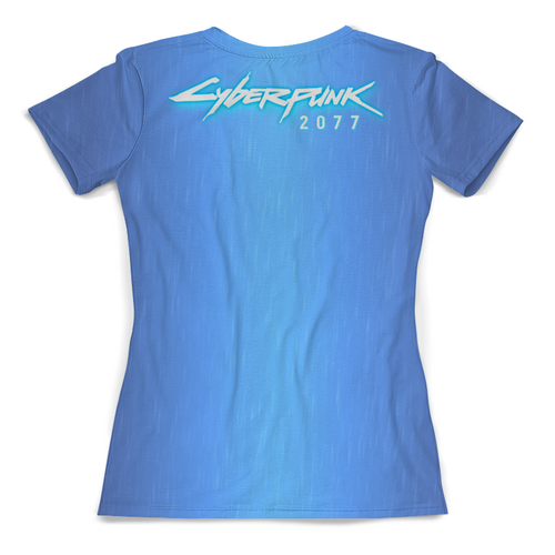 Заказать женскую футболку в Москве. Футболка с полной запечаткой (женская) CyberPunk•2077 от balden - готовые дизайны и нанесение принтов.