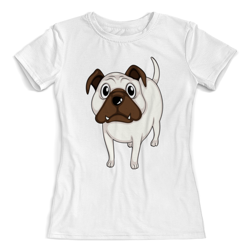 Заказать женскую футболку в Москве. Футболка с полной запечаткой (женская) Собака от THE_NISE  - готовые дизайны и нанесение принтов.