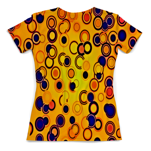 Заказать женскую футболку в Москве. Футболка с полной запечаткой (женская) Шары цветные от THE_NISE  - готовые дизайны и нанесение принтов.