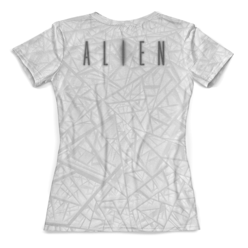Заказать женскую футболку в Москве. Футболка с полной запечаткой (женская) Alien Drink от balden - готовые дизайны и нанесение принтов.