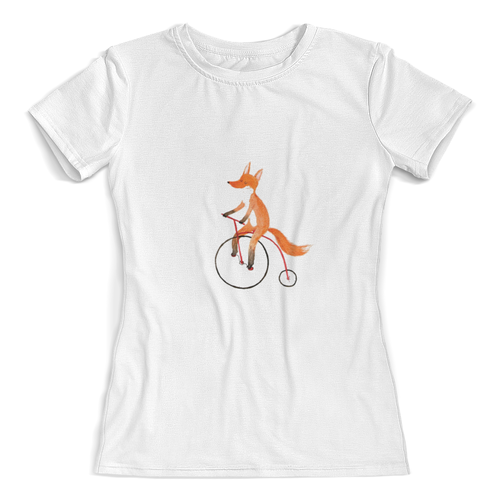 Заказать женскую футболку в Москве. Футболка с полной запечаткой (женская) Funny Fox от brahman - готовые дизайны и нанесение принтов.
