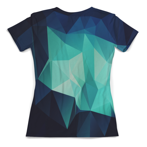 Заказать женскую футболку в Москве. Футболка с полной запечаткой (женская) Polygon Style от THE_NISE  - готовые дизайны и нанесение принтов.