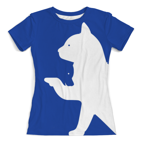 Заказать женскую футболку в Москве. Футболка с полной запечаткой (женская) Кошки против Собак от balden - готовые дизайны и нанесение принтов.