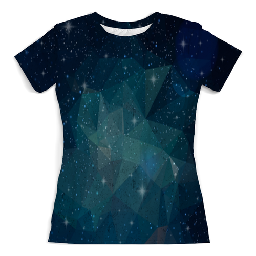 Заказать женскую футболку в Москве. Футболка с полной запечаткой (женская) Triangular от THE_NISE  - готовые дизайны и нанесение принтов.