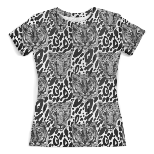 Заказать женскую футболку в Москве. Футболка с полной запечаткой (женская) Сафари  от T-shirt print  - готовые дизайны и нанесение принтов.