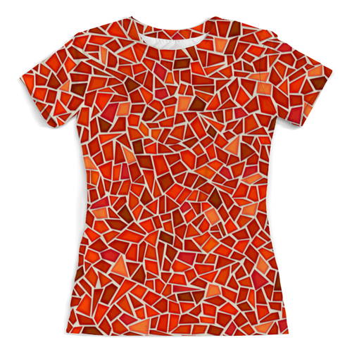 Заказать женскую футболку в Москве. Футболка с полной запечаткой (женская) Мозаика от THE_NISE  - готовые дизайны и нанесение принтов.