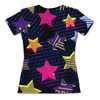 Заказать женскую футболку в Москве. Футболка с полной запечаткой (женская) Звезды от THE_NISE  - готовые дизайны и нанесение принтов.