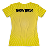 Заказать женскую футболку в Москве. Футболка с полной запечаткой (женская) Angry Birds от balden - готовые дизайны и нанесение принтов.