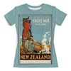 Заказать женскую футболку в Москве. Футболка с полной запечаткой (женская) Новая Зеландия от acidhouses - готовые дизайны и нанесение принтов.