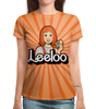 Заказать женскую футболку в Москве. Футболка с полной запечаткой (женская) LEELOO от balden - готовые дизайны и нанесение принтов.