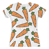Заказать женскую футболку в Москве. Футболка с полной запечаткой (женская) Морковки от skynatural - готовые дизайны и нанесение принтов.