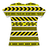 Заказать женскую футболку в Москве. Футболка с полной запечаткой (женская) Police line от THE_NISE  - готовые дизайны и нанесение принтов.