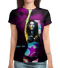 Заказать женскую футболку в Москве. Футболка с полной запечаткой (женская) Megan Fox от Виктор Гришин - готовые дизайны и нанесение принтов.