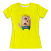 Заказать женскую футболку в Москве. Футболка с полной запечаткой (женская) Котик от THE_NISE  - готовые дизайны и нанесение принтов.