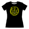 Заказать женскую футболку в Москве. Футболка с полной запечаткой (женская) Alien  от T-shirt print  - готовые дизайны и нанесение принтов.