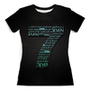 Заказать женскую футболку в Москве. Футболка с полной запечаткой (женская) Seven от esse - готовые дизайны и нанесение принтов.
