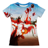 Заказать женскую футболку в Москве. Футболка с полной запечаткой (женская) Salvador Dali от THE_NISE  - готовые дизайны и нанесение принтов.