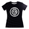 Заказать женскую футболку в Москве. Футболка с полной запечаткой (женская) Inter от THE_NISE  - готовые дизайны и нанесение принтов.
