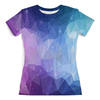 Заказать женскую футболку в Москве. Футболка с полной запечаткой (женская) Abstract color от THE_NISE  - готовые дизайны и нанесение принтов.