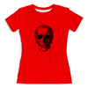 Заказать женскую футболку в Москве. Футболка с полной запечаткой (женская) Череп от THE_NISE  - готовые дизайны и нанесение принтов.