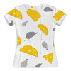 Заказать женскую футболку в Москве. Футболка с полной запечаткой (женская) Мышки  от T-shirt print  - готовые дизайны и нанесение принтов.